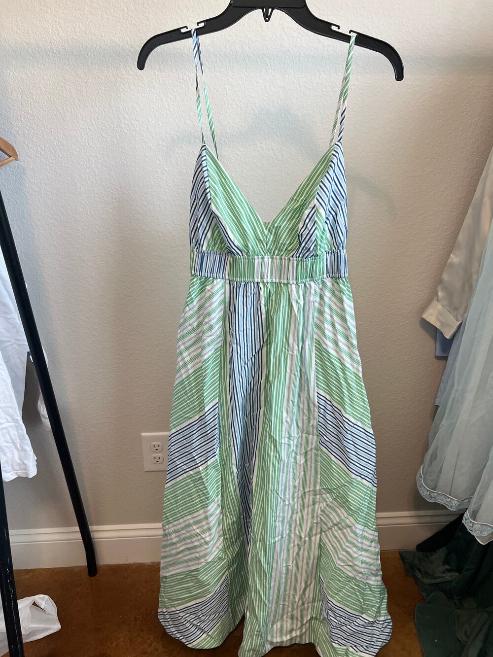 Free Assembly Striped Maxi dress Size Small